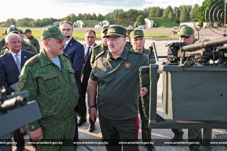 Prezydent Białorusi Aleksandr Łukaszenko 