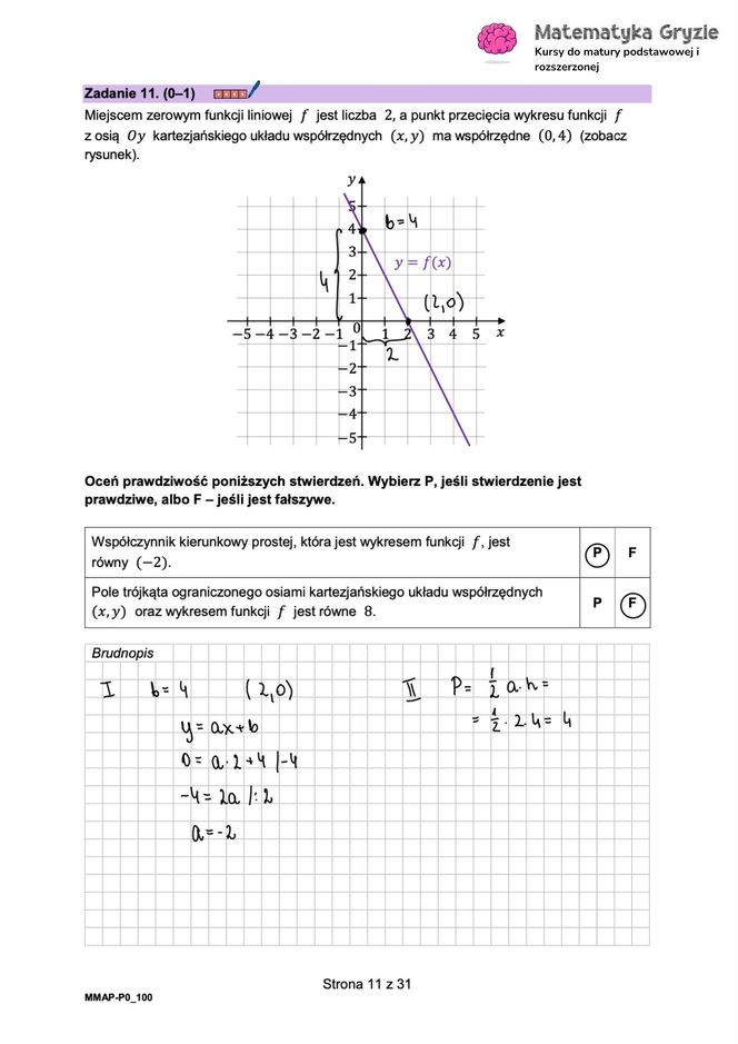 Matura próbna MATEMATYKA 2024 - ODPOWIEDZI, GOTOWE ROZWIĄZANIA