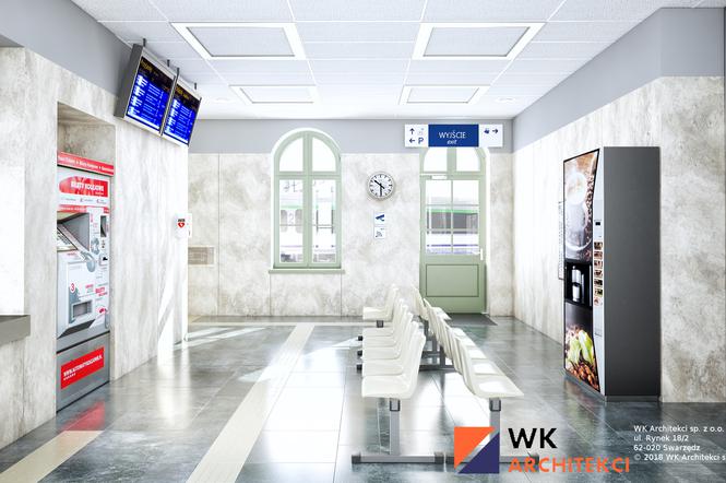 Tak wyglądać będzie dworzec w Pobiedziskach