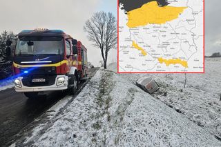 Atak zimy w Polsce. Południe kraju znalazło się pod śniegiem, IMGW ostrzega przed oblodzeniami [ZDJĘCIA]