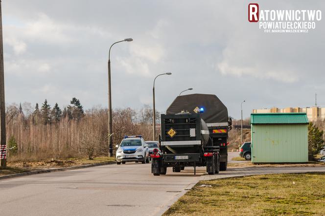 Pocisk artyleryjski na terenie budowy przy obwodnicy - Ełk !