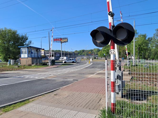 Przejazd kolejowy Starachowice Zachodnie otwarty