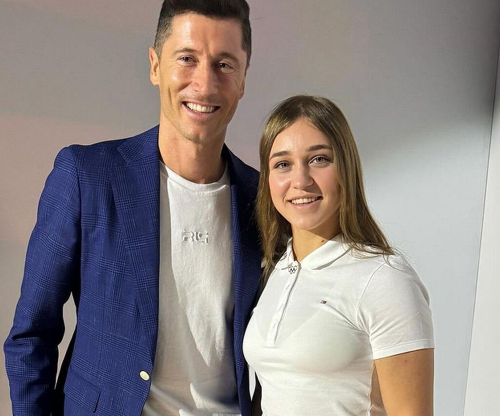 Robert Lewandowski i Julia Szeremeta