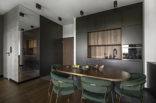 Leśna zieleń, króluje w tym mieszkaniu. Zobacz loft w wydaniu soft!