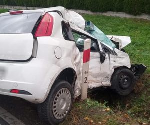 Tragiczny wypadek pod Wadowicami. 66-latek zginął w zderzeniu z ciężarówką