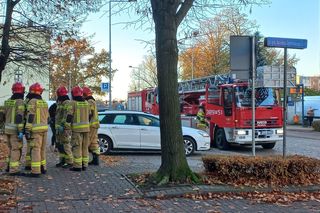 Zgłoszenie o pożarze na Dąbrowskiego w Lesznie. Pożaru nie było