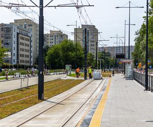 Tramwaj na Stegny w Warszawie
