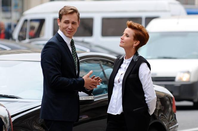 O mnie się nie martw. Laura Curyło (Katarzyna Zielińska), Marcin Kaszuba (Stefan Pawłowski)