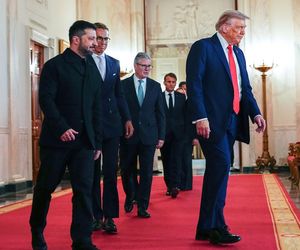 Spotkanie Zełeński - Trump w Białym Domu z udziałem europejskich liderów