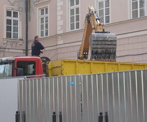 Remont Pałacu Lubomirskich. Tak wygląda plac budowy