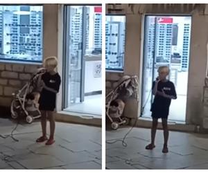 12-letni chłopiec z Polski wyszedł na ulicę w Chorwacji. Chwycił za mikrofon i wokół zebrał się tłum. Niesamowite wideo hitem sieci