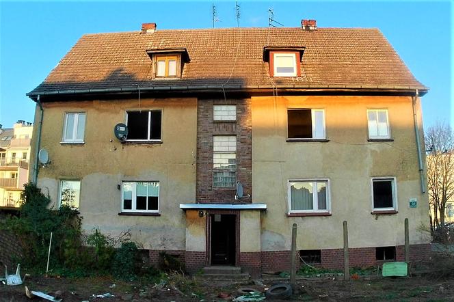 Wysiedlone domy na Krzekowie. W ich miejscu powstanie nowa ulica