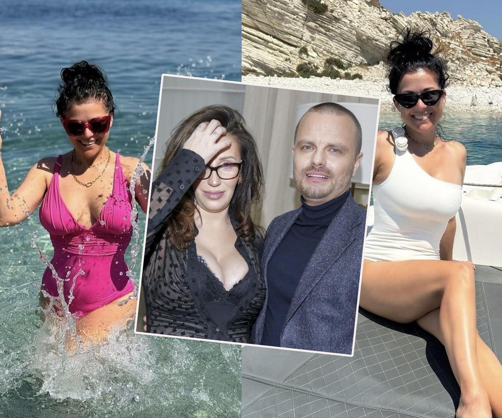 Kasia Cichopek bawi się w Grecji, Marcin Hakiel był w Hiszpanii