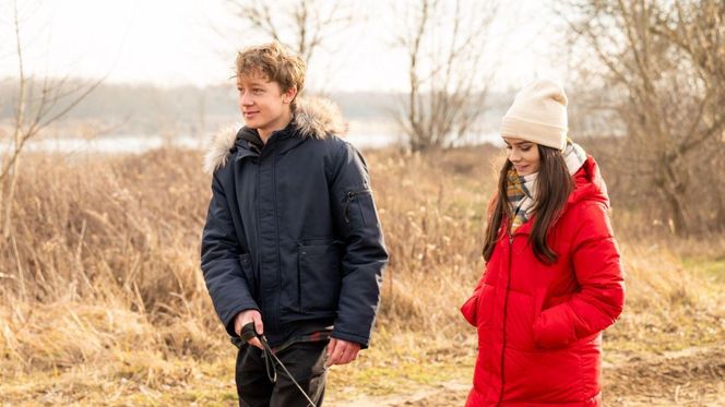 M jak miłość odc. 1861. Basia (Karina Woźniak), Kacper (Bartosz Ziewiec)