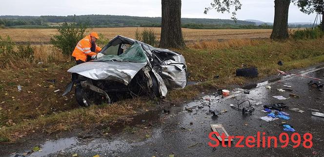 Wypadek pod Strzelinem