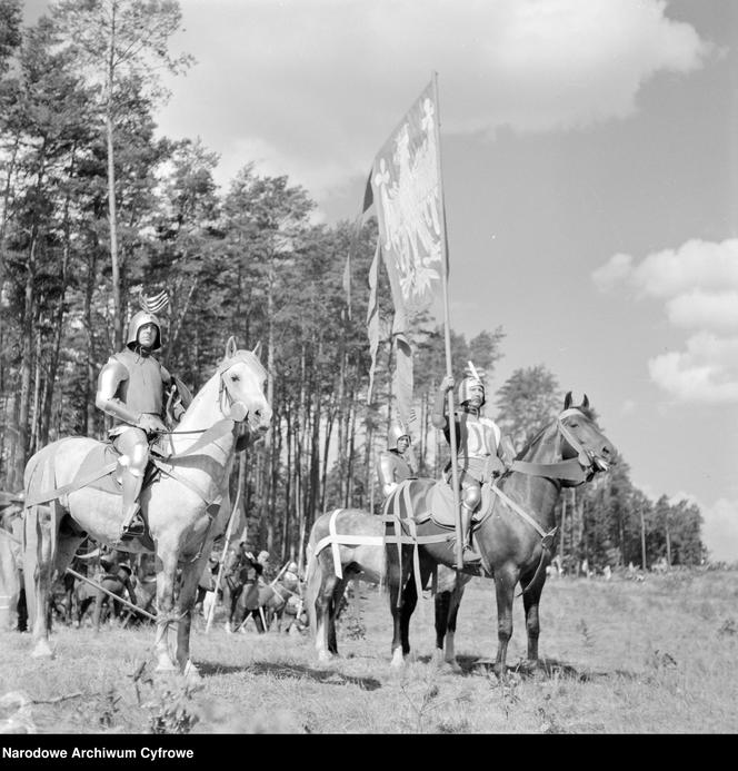 Kręcenie filmu "Krzyżacy" (reż. Aleksander Ford) - 1959