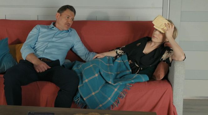 Barwy szczęścia odc. 3241. Sonia (Weronika Nockowska), Robert Stefaniak (Paweł Ławrynowicz)