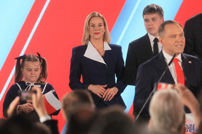 Tak córeczka Nawrockiego skradła show tacie! 