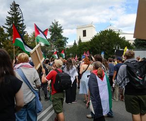 Marsz dla Palestyny przeszedł w niedzielę, 17 sierpnia ulicami Warszawy