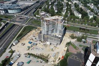 Budowa wieżowców Sky Trust przy Solidarności w Kielcach - wrzesień 2024