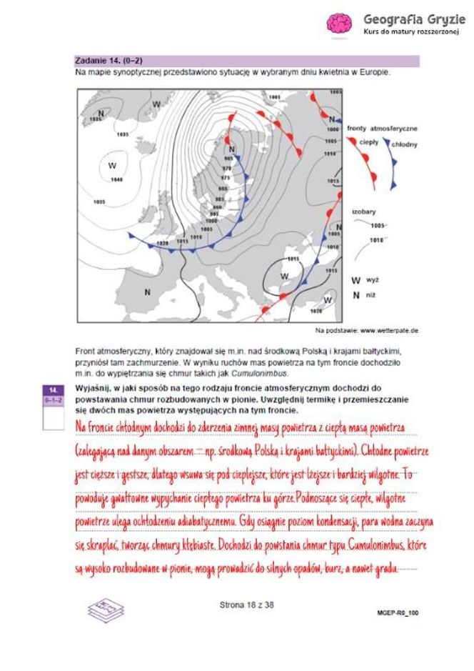 Matura 2025 geografia rozszerzona - odpowiedzi do arkusza CKE 15.05.2025 - Formuła 2023