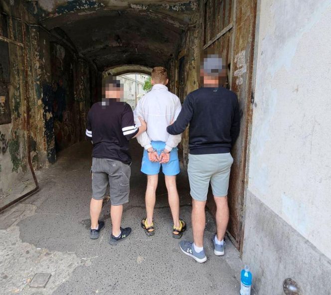 Akcja policji na ul. Brzeskiej