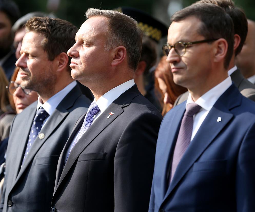 Rafał Trzaskowski Mateusz Morawiecki