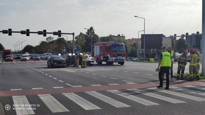 Zahamowała ze strachu i... zrobiło się domino