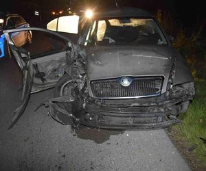 32-letni kierowca skody zginął na miejscu. Koszmarny wypadek