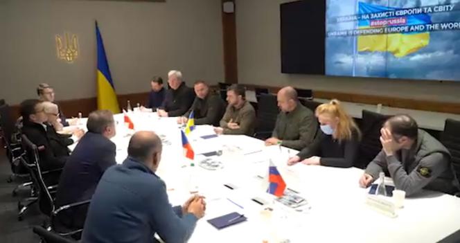 Spotkanie Kaczyńskiego i Morawieckiego z Zełenskim w Kijowie