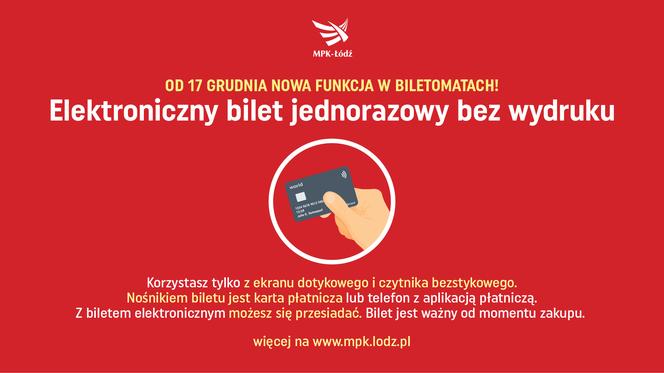 Łódzkie MPK wprowadziło dodatkowe ułatwienie w biletomatach