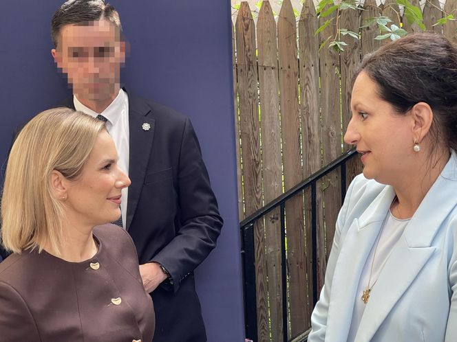 Pierwsza dama Marta Nawrocka w Pierożku na Greenpoincie