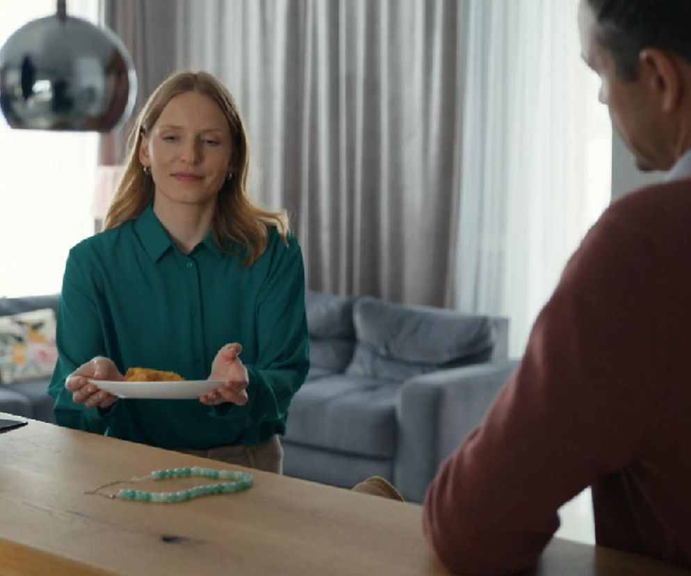 Barwy szczęścia, odcinek 3196. Jagoda (Karolina Rzepa), Bruno (Lesław Żurek)