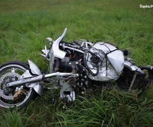 O włos od tragedii w Mikołowie. 19-letni motocyklista cudem uszedł z życiem