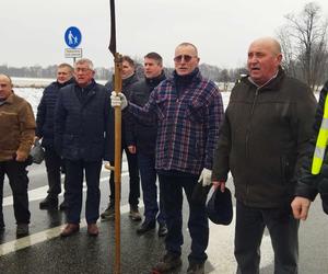 Protest rolników w naszym regionie 