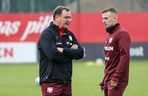 Trening polskich piłkarzy przed meczem z Nową Zelandią i Litwą