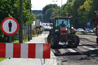 Trudności drogowe w Olsztynie