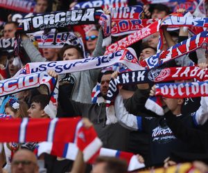 Kibice Górnika Zabrze na stadionie