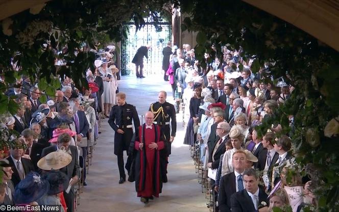 ŚLUB KSIĘCIA HARRY'EGO Z MEGHAN MARKLE - KOŚCIÓŁ.