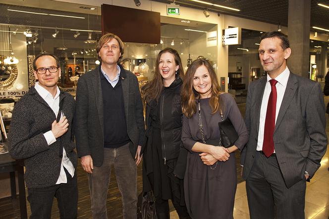 Od lewej: Mikołaj Wierszyłłowski (Wierszyłłowski i Projektanci), Michał Mrożewski (Profundo PR), Justyna Smolec (Architektura & Design), Małgorzata Tomczyk („Dobre Wnętrze”), Zdzisław Wiese (Amica)
