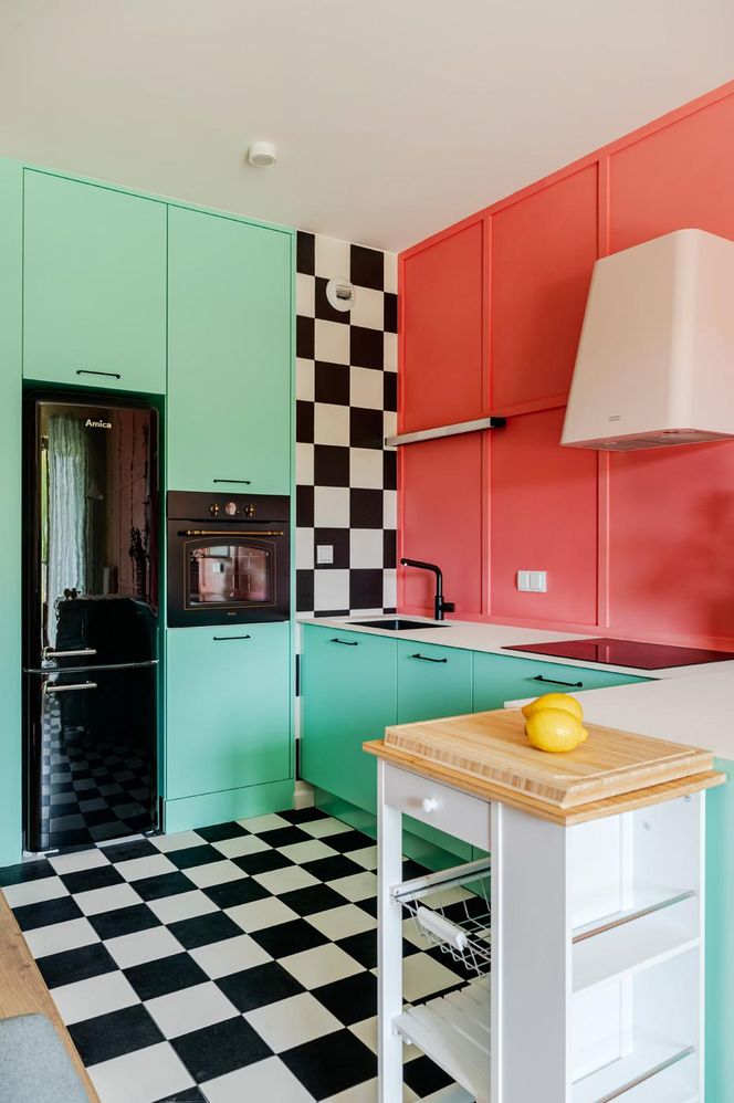 Kolorowe mieszkanie w stylu kalifornijskiego modernizmu