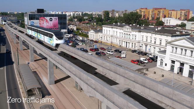 Monorail nad śląskimi miastami