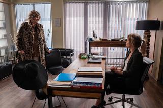 Na dobre i na złe odc. 914. Lucyna Sikorka (Anna Samusionek), Agata Woźnicka (Emilia Komarnicka-Klynstra)