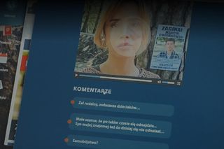 	M jak miłość odc. 1819. Kama (Michalina Sosna) nagranie na portalu osób zaginionych