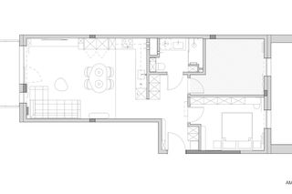 Mieszkanie architekta Kamila Paszka w Poznaniu - rzut