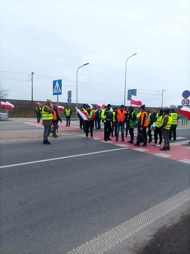 Protest rolników i sadowników z Sandomierza