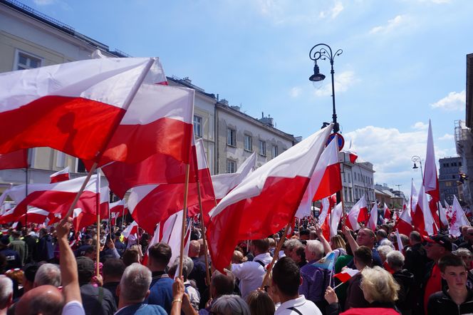 "Wielki marsz za Polską" Karola Nawrockiego 25.05.2025