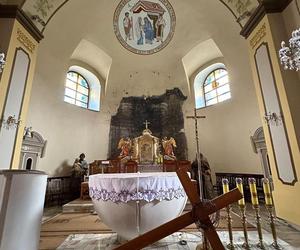XVIII-w. polichromię odkryli konserwatorzy w kościele w Brennej