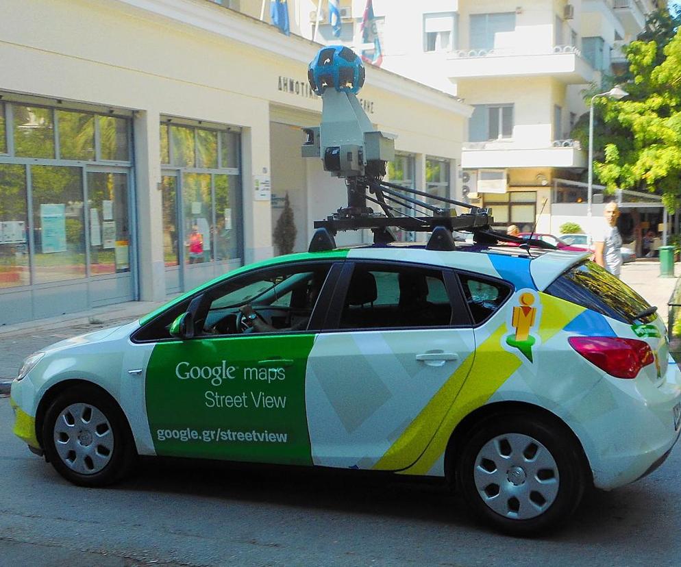 Samochód Google Maps