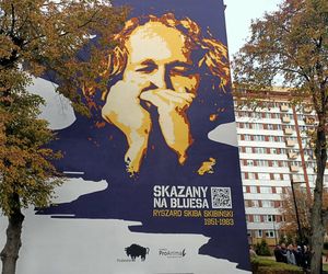 Mural Ryszarda Skibińskiego w Białymstoku [ZDJĘCIA]